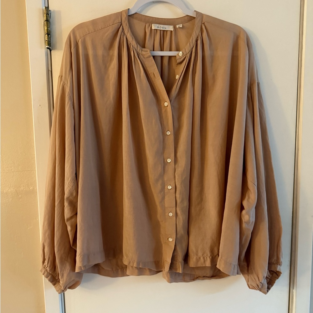 Doen Jane Blouse in Dark Blush - Picture 2 of 7